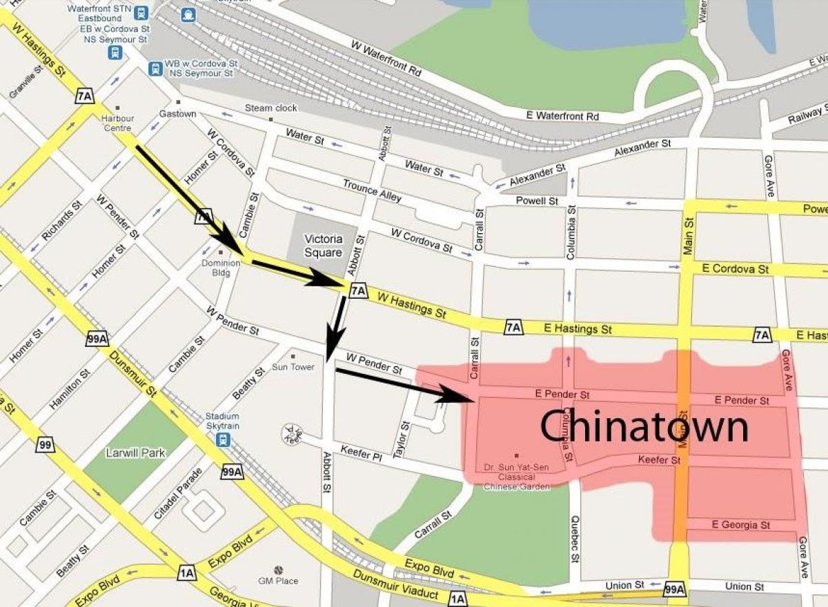 Kat jeyografik nan chinatown vancouver