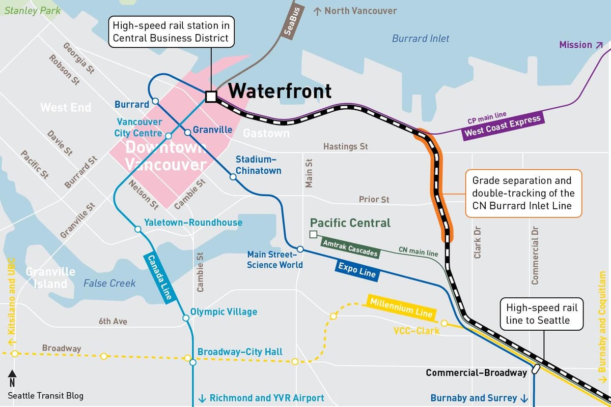 Kat jeyografik nan lamè estasyon vancouver