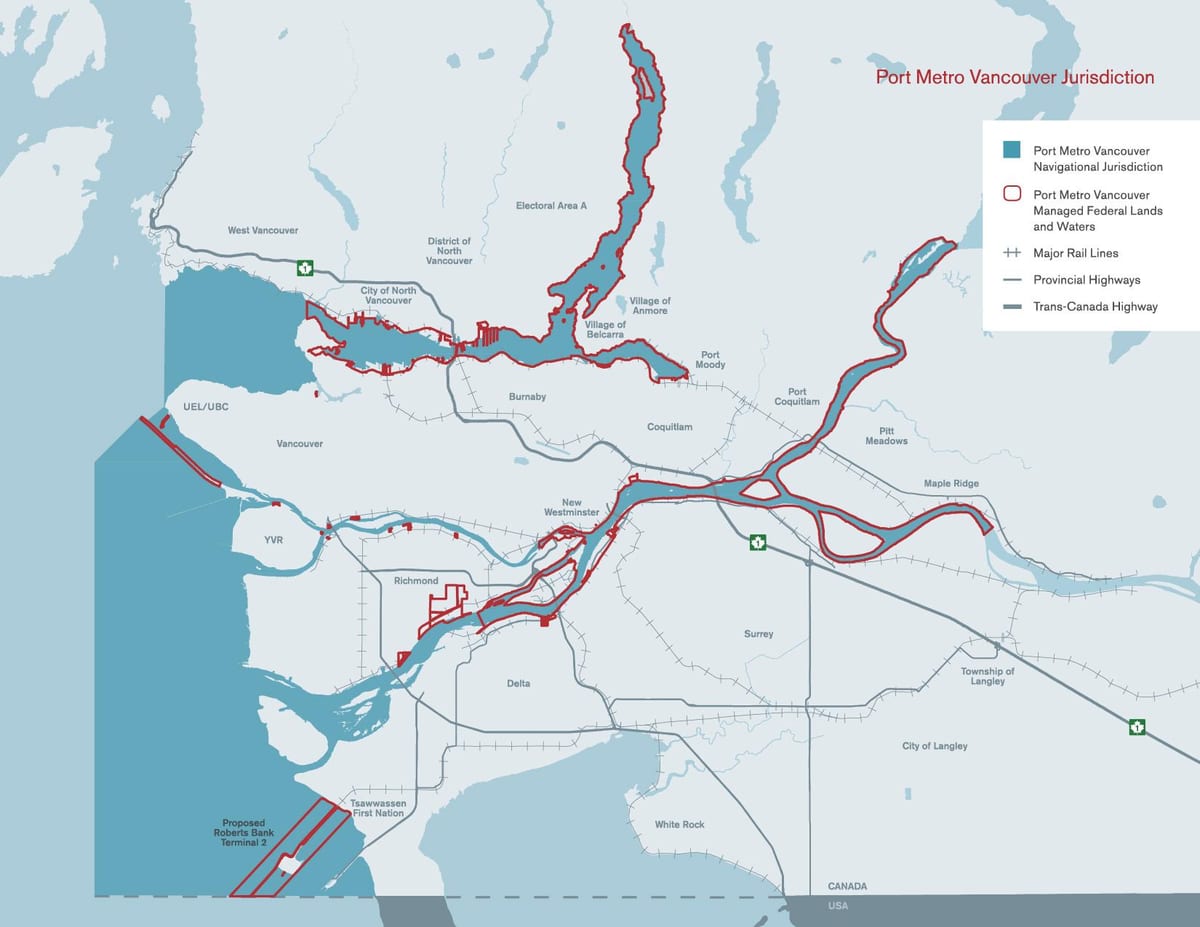 Kat jeyografik nan pò vancouver 
