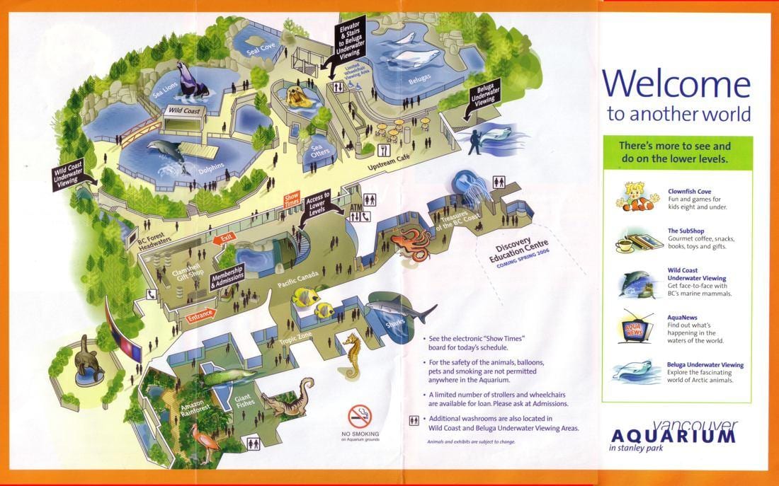 Kat jeyografik nan vancouver akwaryòm