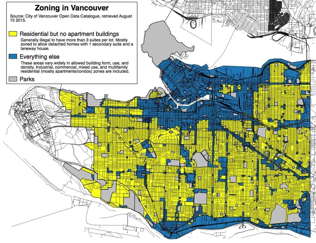 zòn kat jeyografik vancouver