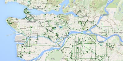 Kat jeyografik nan angletè vancouver monte bisiklèt