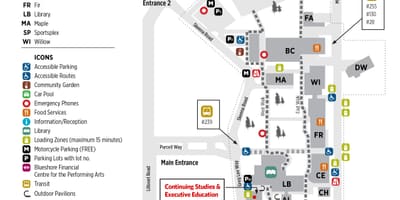 Kat jeyografik nan capilano inivèsite