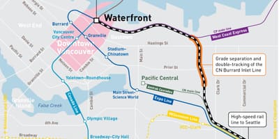 Kat jeyografik nan lamè estasyon vancouver