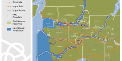 Kat jeyografik nan pò angletè vancouver