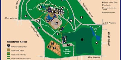 Kat jeyografik nan rèn elizabèt pak vancouver