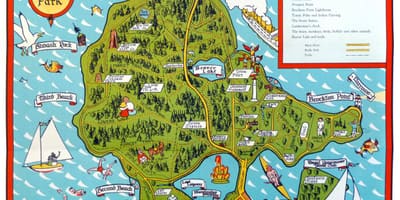 Kat jeyografik nan stanley park poto totèm