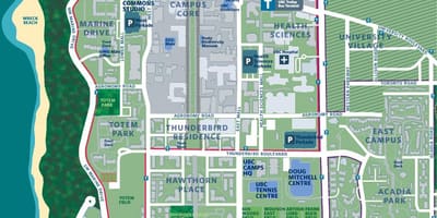 Ubc vancouver lakou lekòl la kat