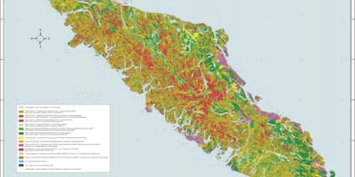 Kat jeyografik nan vancouver island géologie