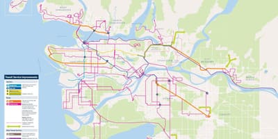 Vancouver sistèm transpò piblik kat jeyografik