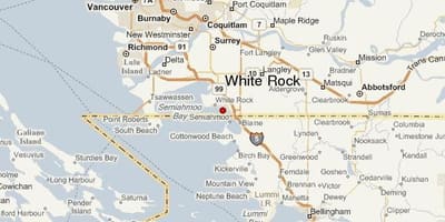 Kat jeyografik nan wòch blan vancouver